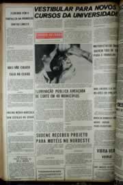 Página do jornal Correio do Ceará de maio de 1972