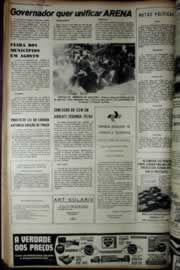 Página do jornal Correio do Ceará de maio de 1972