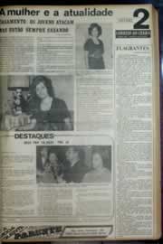 Página do jornal Correio do Ceará de maio de 1972