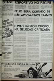 Página do jornal Correio do Ceará de maio de 1972