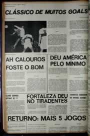 Página do jornal Correio do Ceará de maio de 1972