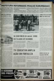 Página do jornal Correio do Ceará de maio de 1972