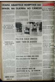 Página do jornal Correio do Ceará de maio de 1972