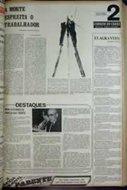 Página do jornal Correio do Ceará de maio de 1972