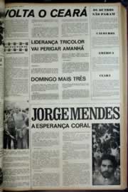 Página do jornal Correio do Ceará de maio de 1972