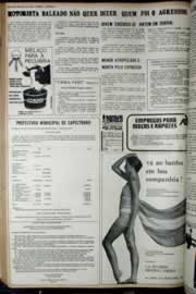 Página do jornal Correio do Ceará de maio de 1972