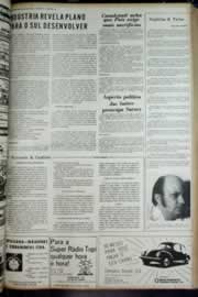 Página do jornal Correio do Ceará de maio de 1972
