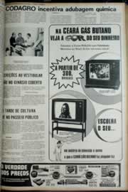 Página do jornal Correio do Ceará de maio de 1972
