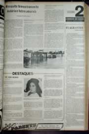 Página do jornal Correio do Ceará de maio de 1972