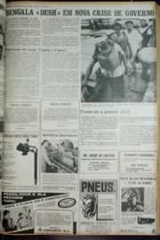 Página do jornal Correio do Ceará de maio de 1972