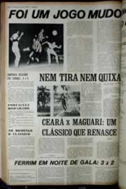 Página do jornal Correio do Ceará de maio de 1972