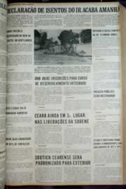 Página do jornal Correio do Ceará de maio de 1972