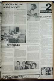 Página do jornal Correio do Ceará de maio de 1972