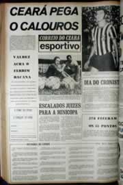 Página do jornal Correio do Ceará de maio de 1972