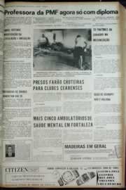 Página do jornal Correio do Ceará de maio de 1972