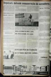 Página do jornal Correio do Ceará de junho de 1972