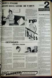 Página do jornal Correio do Ceará de junho de 1972