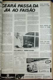 Página do jornal Correio do Ceará de junho de 1972