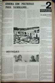 Página do jornal Correio do Ceará de junho de 1972