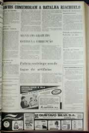Página do jornal Correio do Ceará de junho de 1972