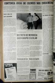 Página do jornal Correio do Ceará de junho de 1972
