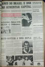 Página do jornal Correio do Ceará de junho de 1972