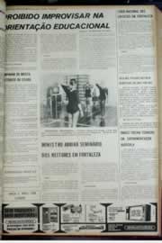 Página do jornal Correio do Ceará de junho de 1972