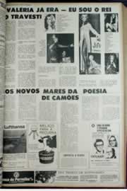 Página do jornal Correio do Ceará de junho de 1972