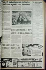 Página do jornal Correio do Ceará de junho de 1972