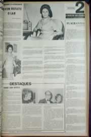 Página do jornal Correio do Ceará de junho de 1972
