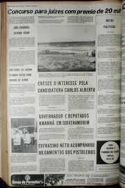 Página do jornal Correio do Ceará de junho de 1972