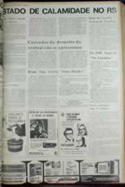 Página do jornal Correio do Ceará de junho de 1972