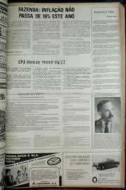 Página do jornal Correio do Ceará de junho de 1972