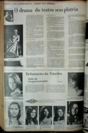 Página do jornal Correio do Ceará de junho de 1972