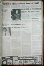 Página do jornal Correio do Ceará de junho de 1972