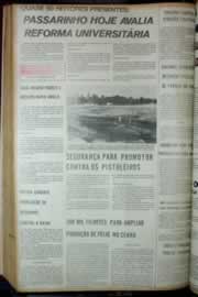 Página do jornal Correio do Ceará de junho de 1972