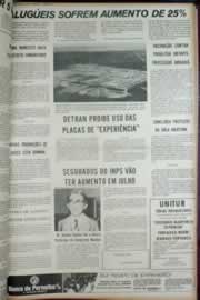 Página do jornal Correio do Ceará de junho de 1972