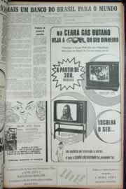 Página do jornal Correio do Ceará de junho de 1972
