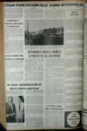 Página do jornal Correio do Ceará de junho de 1972
