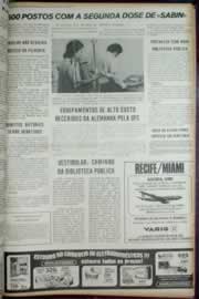 Página do jornal Correio do Ceará de junho de 1972