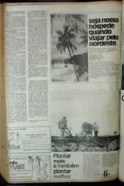 Página do jornal Correio do Ceará de junho de 1972