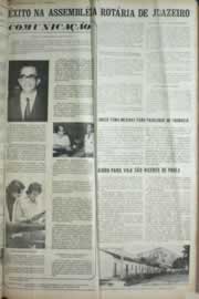 Página do jornal Correio do Ceará de julho de 1972