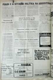 Página do jornal Correio do Ceará de julho de 1972