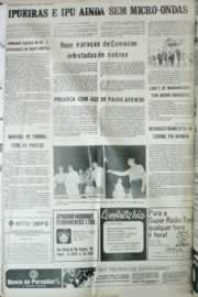 Página do jornal Correio do Ceará de julho de 1972