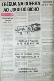 Página do jornal Correio do Ceará de julho de 1972