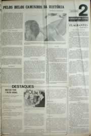 Página do jornal Correio do Ceará de julho de 1972