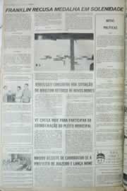 Página do jornal Correio do Ceará de julho de 1972