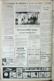 Página do jornal Correio do Ceará de julho de 1972