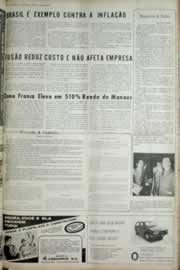 Página do jornal Correio do Ceará de julho de 1972