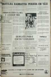 Página do jornal Correio do Ceará de julho de 1972